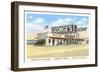 George's Gas Station, Cardiff by the Sea, California-null-Framed Art Print