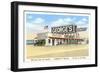 George's Gas Station, Cardiff by the Sea, California-null-Framed Art Print