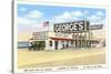George's Gas Station, Cardiff by the Sea, California-null-Stretched Canvas