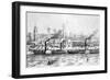 George's Landing Stage, Pier Head, Liverpool, C.1855-null-Framed Giclee Print