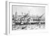 George's Landing Stage, Pier Head, Liverpool, C.1855-null-Framed Giclee Print