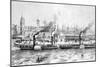 George's Landing Stage, Pier Head, Liverpool, C.1855-null-Mounted Giclee Print