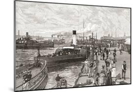 George's Landing Stage-null-Mounted Giclee Print