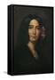 George Sand, 1839-Auguste Charpentier-Framed Stretched Canvas