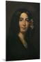 George Sand, 1839-Auguste Charpentier-Mounted Giclee Print