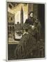 George Sand and de Musset-Auguste Rouquet-Mounted Art Print