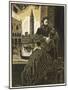 George Sand and de Musset-Auguste Rouquet-Mounted Art Print