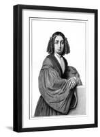 George Sand (Baroness Dudevan), 19th Century French Novelist and Feminist-Calamatta-Framed Giclee Print