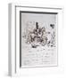 George Sand's Horse Displaying Sangfroid Behind the Stumbling Horse of Alfred De Musset-Alfred de Musset-Framed Giclee Print