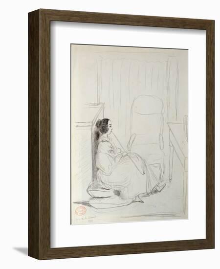 George Sand-Alfred de Musset-Framed Giclee Print