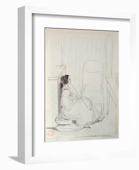 George Sand-Alfred de Musset-Framed Giclee Print