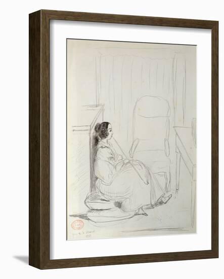 George Sand-Alfred de Musset-Framed Giclee Print