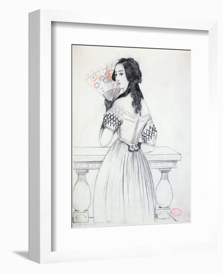 George Sand-Alfred de Musset-Framed Giclee Print