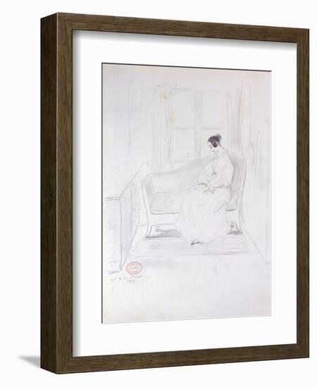 George Sand-Alfred de Musset-Framed Giclee Print