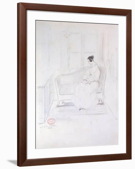 George Sand-Alfred de Musset-Framed Giclee Print