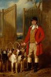 A Kennel Huntsman and Hounds Outside a Dray-Yard-George Sebright-Mounted Giclee Print