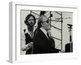 George Shearing and Brian Torff on Stage at the Capital Radio Jazz Festival, Alexandra Palace-Denis Williams-Framed Photographic Print