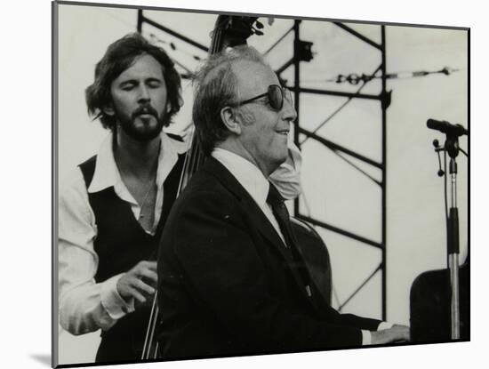 George Shearing and Brian Torff on Stage at the Capital Radio Jazz Festival, Alexandra Palace-Denis Williams-Mounted Photographic Print