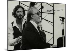 George Shearing and Brian Torff on Stage at the Capital Radio Jazz Festival, Alexandra Palace-Denis Williams-Mounted Photographic Print