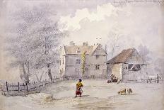 View of Windmill on Blackheath, Greenwich, London, 1833-George Shepheard-Giclee Print
