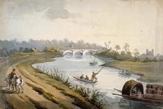 River Thames Near Chertsey, Surrey, C1820-George Shepheard-Giclee Print