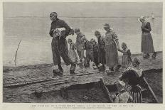 The Funeral of a Fisherman's Child, at Volendam, on the Zuider Ze-George Sherwood Hunter-Laminated Giclee Print