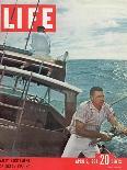 Salty Excitement of Ocean Fishing, April 7, 1961-George Silk-Photographic Print