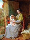 Playing With Baby, 1863-George Smith-Giclee Print