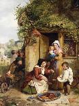 The Cherry Seller-George Smith-Stretched Canvas