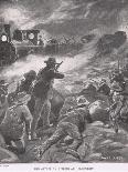 The Attack on a Train at Holfontein-George Soper-Giclee Print