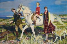 Four Loves I Found, a Woman, a Child, a Horse and a Hound-George Spencer Watson-Mounted Giclee Print