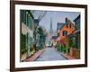 George St., Lambertville, 2017 ( Oil on Canvas)-Anthony Butera-Framed Giclee Print