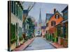 George St., Lambertville, 2017 ( Oil on Canvas)-Anthony Butera-Stretched Canvas