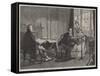 George Stephenson at Darlington in 1823-Alfred Rankley-Framed Stretched Canvas