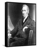 George Stephenson, Engraved by Charles Turner, 1838-Henry Perronet Briggs-Framed Stretched Canvas