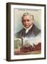 George Stephenson, First Locomotive Engine-null-Framed Premium Giclee Print