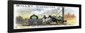 George Stephenson's Locomotive Rocket, 1829-null-Framed Giclee Print