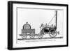 George Stephenson's Locomotive, "Rocket," 1829-null-Framed Giclee Print