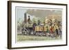 George Stephenson's Locomotive Rocket, 1830-null-Framed Giclee Print