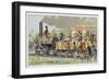 George Stephenson's Locomotive Rocket, 1830-null-Framed Giclee Print