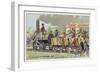 George Stephenson's Locomotive Rocket, 1830-null-Framed Giclee Print