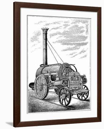 George Stephenson's Locomotive Rocket, C1875-null-Framed Giclee Print