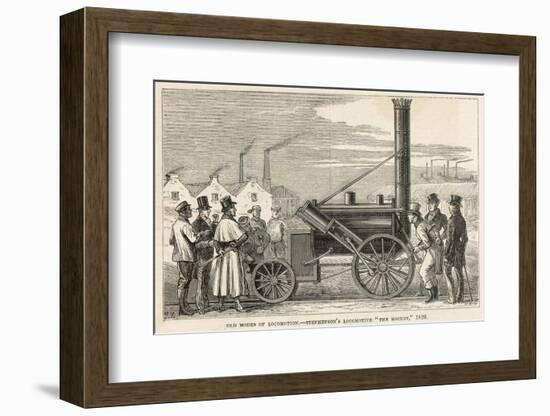 George Stephenson's Locomotive 'the Rocket'-null-Framed Photographic Print