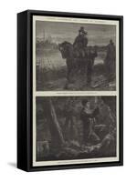 George Stephenson, the Father of Railways-William Heysham Overend-Framed Stretched Canvas