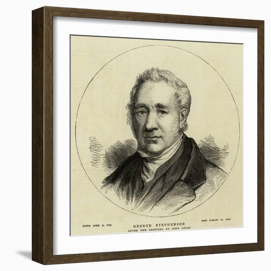 George Stephenson-John Lucas-Framed Giclee Print
