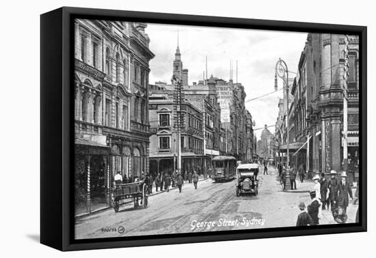 George Street, Sydney, Australia, C1900s-null-Framed Stretched Canvas