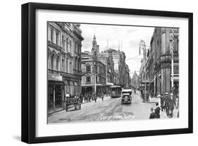 George Street, Sydney, Australia, C1900s-null-Framed Giclee Print