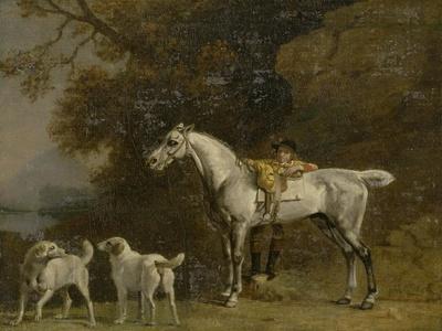 Huntsman with a Grey Hunter and Two Foxhounds: Details from the Goodwood 'Hunting' Picture