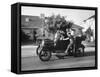 George Sutton and His Family Riding on a 1921 Model T Ford-Ralph Crane-Framed Stretched Canvas