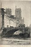 Rue Des Pretres-St Séverin, 1915-George T Plowman-Framed Giclee Print